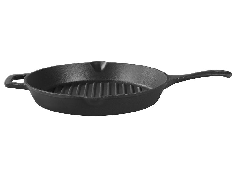 GRILLMEISTER Gusseisen-Bratpfanne / Gusseisen-Grillpfanne